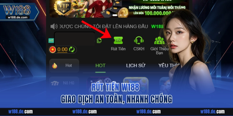Rút tiền W188